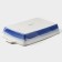 Porcelain baking form rectangular shares "Cosmos", 2100 ml, 34 × 20.5 × 5.5 cm, blue color