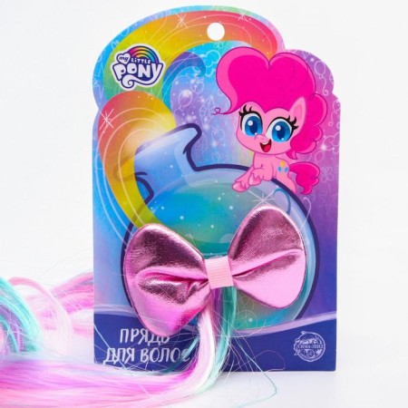 A strand for hair with a bow, pink, My Little Pony-1