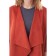 Cardigan female, size 48, Terracot color