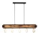 Suspended Indigo lamp, 10018/5p Black. 5x60W, E27, 900x90x115/1315 mm
