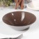 Glass Brown City, 500 ml, D = 16 cm, brown color