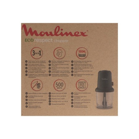 Moulinex AT80E810, plastic, 500 W, 0.5 l, 1 speed, black-8