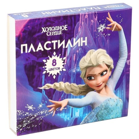 Plasticine 8 colors 120 g "Cold heart"-2