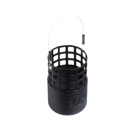 Metallic feeder X-Feeder ME Bullet Hawk M Purfo, Matt Black, 100 g, 30 ml