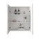 SANSTAR suspended wardrobe "Universal 60" White