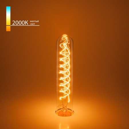 Incandescent lamp, Elektrostandard, 32x32x184 mm, 60W, E27, 340LM, 2000K