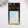 Stick plastic rhinestones "Flight of the butterfly" Blue 11x7.8 cm