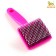 Pucoding plastic soft with rounded teeth, small, 6 x 13.5 cm, pink