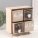 Casket wood 4 boxes "Gosque with hearts" 10x20x23 cm