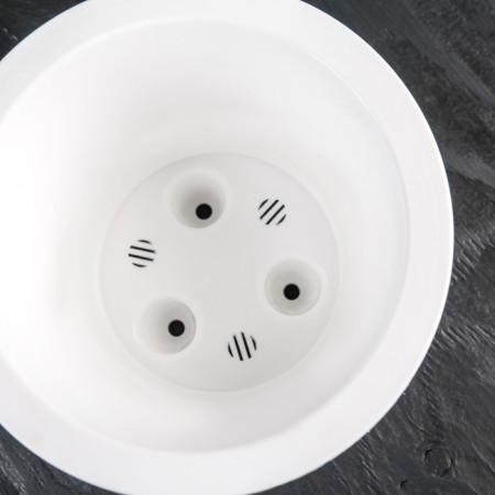 Pot with the insert "City", 2 l, the color is white-3