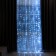 Garland "Curtain" 2.8 × 3 m dew on hooks, IP20, silver thread, 300 LED, white glow, flicker, USB