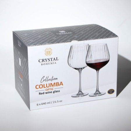 A set of glasses for the wine Columba Optic, glass, 640 ml, 6 pcs-3