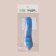 Toothbrush, folding, 18.3 cm, blue/white color