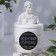 Candle in concrete aromatic "lily", soy wax