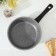 Sleeping pan “Marbl”, D = 24 cm, glass cover, removable handle, anti -stick coating
