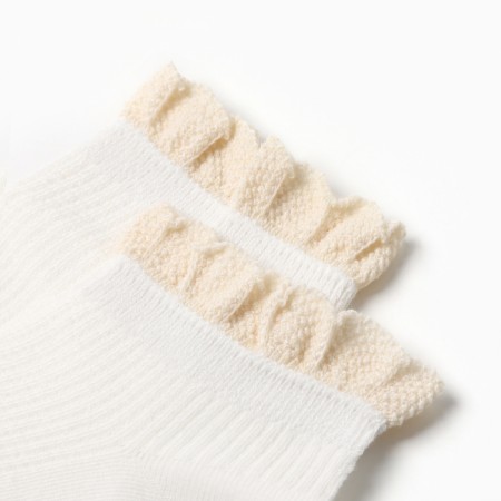 Women's socks minku, milk color, rr 36-41-1