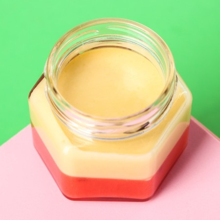 Cream honey "flow" with strawberries and cotton, 120 g.-2