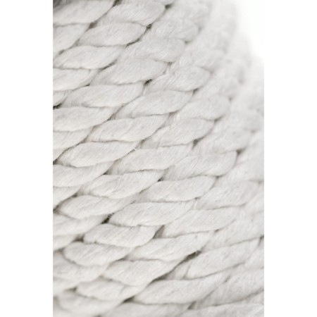 Shibari rope Pecado BDSM, on a coil, cotton, white, 5 m-4
