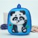 Baby backpack for the boy "Pandochka", 31 × 26 cm