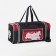 Sports bag with lightning with an increase, 3 outer pockets, black/red color