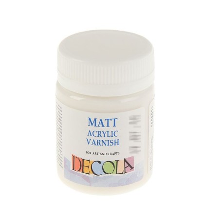 Acrylic matte varnish, water -based 50 ml, ZHK Decola