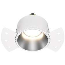 Building lamp Technical DL051-01-GU10 -RD-WS, GU10, 1x20 W, 140x140x55 mm, matte silver
