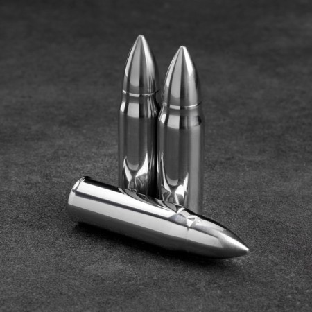 Набор "ICE BULLETS", стакан 250 мл, 3 пули-охладителя, мешочек-1