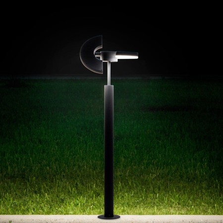 Lumber CLU03B2, 12W LED, 800LM, 4000K, Black, IP54-6