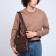 Male bag, brown color