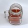 Aromatic candle, aroma chocolate, 7.2 x 5.5 x 4 cm.