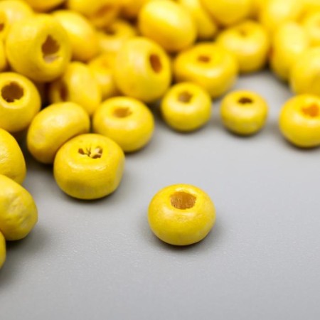 Beads for creativity tree "Juicy lemon" set 20 grams 0.4x0.4 cm