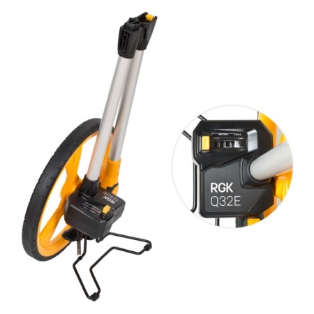 RGK Q32E road wheel, D 32 cm, measurement step 0.1 m, folding footboard-2