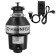 MAUNFELD MWD5602PB food waste chopper, 560 watts, 3 steps, 4400 rpm, black