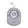 Electric kettle Galaxy Gl 0340, metal, 1.5 l, 1800 watts, adjustment t °, white