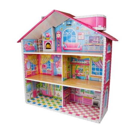 House Puppet Tenth Kingdom of Dream House "Manor", three -story, fast assembly-1