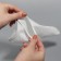 Socks for pedicure, cotton, one size, white color