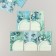 Cardboard "Flowers 09" set 10 pcs (5 types) 4x6 cm