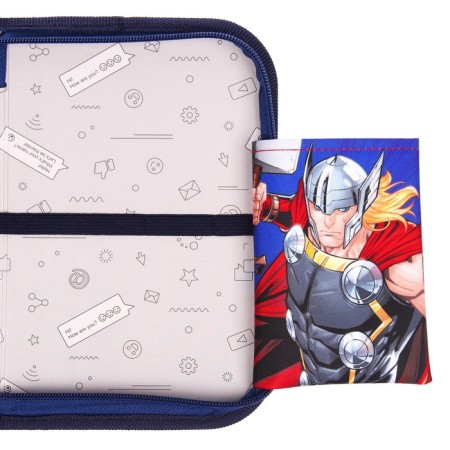 Penal frame, 1 section, 140x210x40 mm, folding pocket, tissue, avengers-3