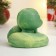 New Year. Symbol 2025. Figure soap "snake baby" gradient Green