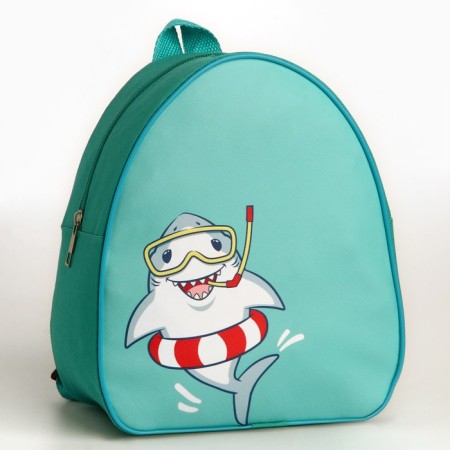 Baby backpack for the boy "Shark", 23x20.5 cm-1