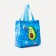 Baby bag without fastening, blue color
