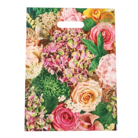 Polyethylene package with a trim “Rosa and grass” 30x40 cm, 50 microns set 10 pieces