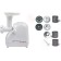 Meat grinder Electric Kem-P2U 302-08 "Assistant", reverse, 1500 watts, 7 nozzles, white color