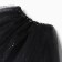 Children's skirt kaftan "shine" black, length 30 cm