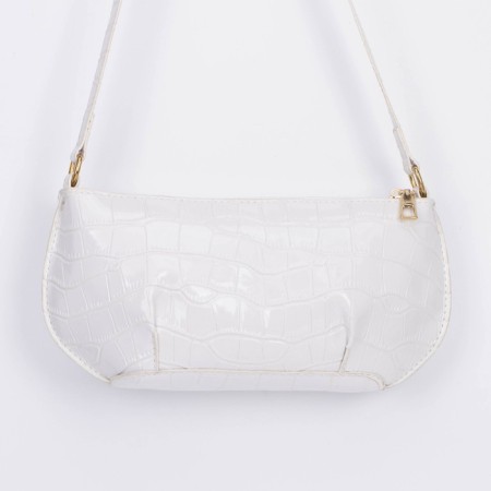 Baget bag, lightning department, white color