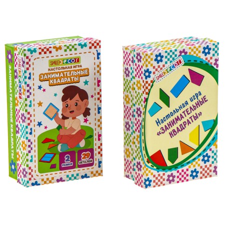 Board game "Entertaining squares"-7