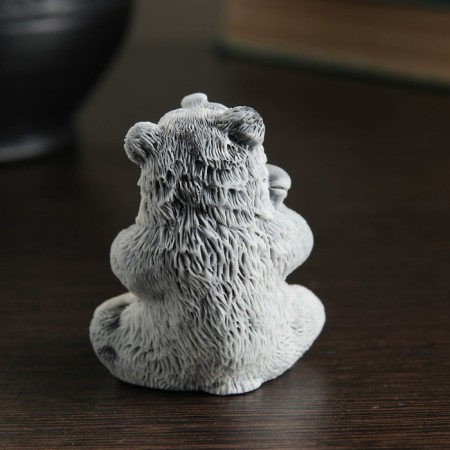 Souvenir "Bear with fish (3 species)" 6.5cm-3