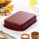 The baking sheet "Expert", 34 × 24 × 6 cm, anti -stick coating, burgundy color