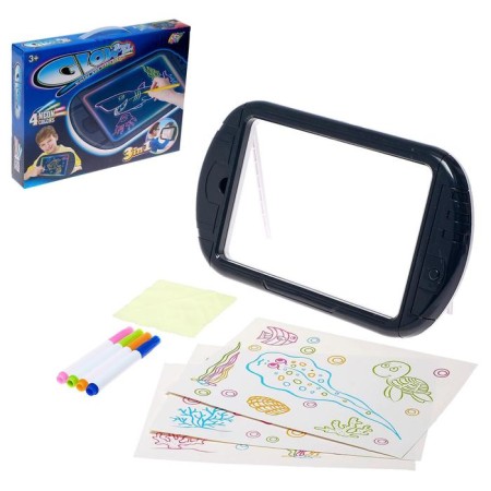 Drawing tablet 4 colors, with accessories