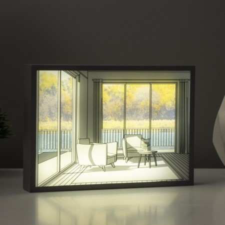 Night Autumn LED 3W white 3.5x15.5x21.5 cm Risalux-3